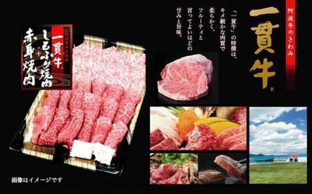 ＜一人贅沢＞阿波牛のきわみ「一貫牛」赤身焼肉＆しもふり焼肉300ｇ