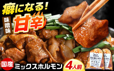 「元祖みたけとんちゃん」 昔ながらのミックスホルモン 2袋[AVAA047]もつ レバー