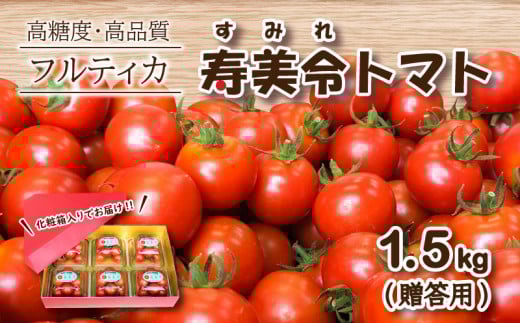 【 11月発送 】【  贈答用 】 寿美令トマト フルーツトマト 1.5kg ( 250gパック×6個 )  化粧箱入り 選べる 発送 月 野菜 新鮮 プチトマト 期間限定 小分け 季節限定 トマト 下関 山口