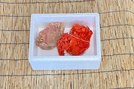 毛かに400g前後～550g前後×1尾、花咲かに500g前後～650g前後×1尾 C-76037