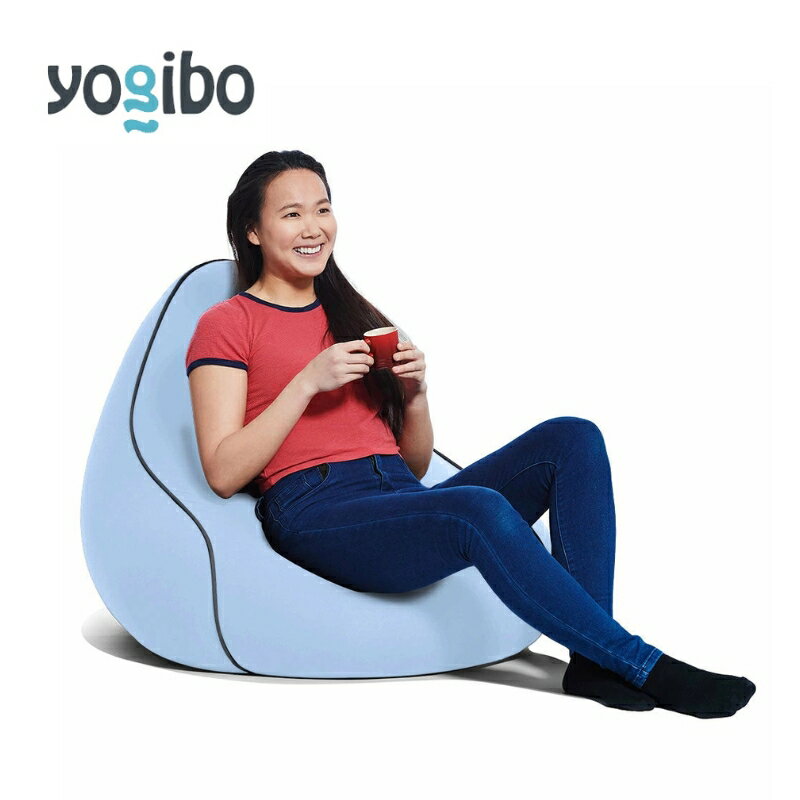 【ふるさと納税】Yogibo Lounger ペールブルー 青 ヨギボー ヨギボーラウンジャー ビーズクッション クッション ビーズ ビーズチェア 家具 インテリア ソファ 一人用ソファ 大阪 大阪府 岸和田市　お届け：入金確認後、約1ヶ月～2か月お時間を頂く場合があります