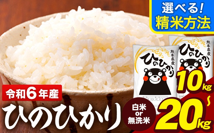 令和6年産 ひのひかり 選べる精米方法 白米 or 無洗米 5kg ～ 20kg 《7-14日以内に出荷予定(土日祝除く)》  熊本県産 米 精米 ひの 熊本県 大津町---oz_hn6_wx_r7_14000_5kg_h---
