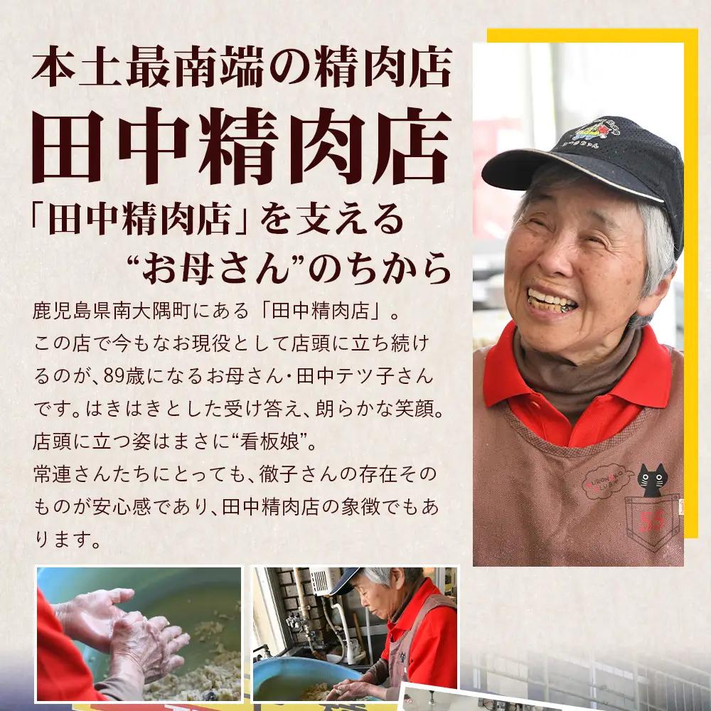 佐多の田中肉屋 スペシャルパック（餃子・コロッケ・味付唐揚げ）冷凍便 TA-405 | 国産 お惣菜 手作り 餃子 ギョーザ やみつき ニンニク から揚げ 若鶏唐揚げ 鶏肉 揚げるだけ コロッケ 大容