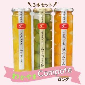 ふみこ農園　わかやまコンポートセット（ロング）【7017-3】