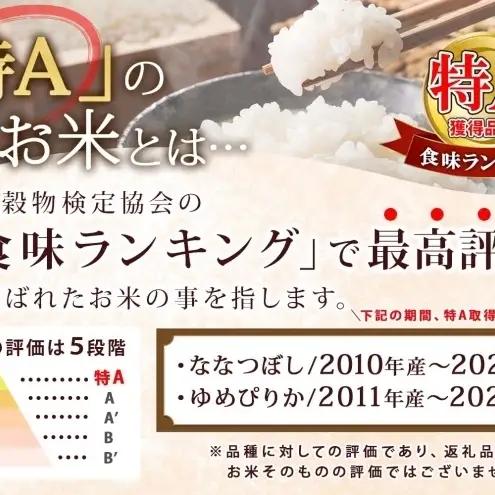 ゆめぴりか ななつぼし 20kg 定期 12回 令和8年産 お米 米 ゆめぴりか