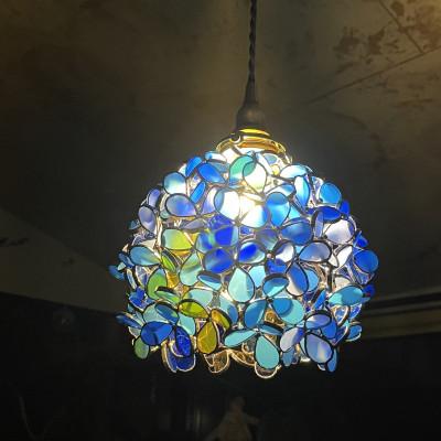 ふるさと納税 那珂川市 【ステンドグラスのある暮らし】爽夏(ペンダントランプ) |  | 02