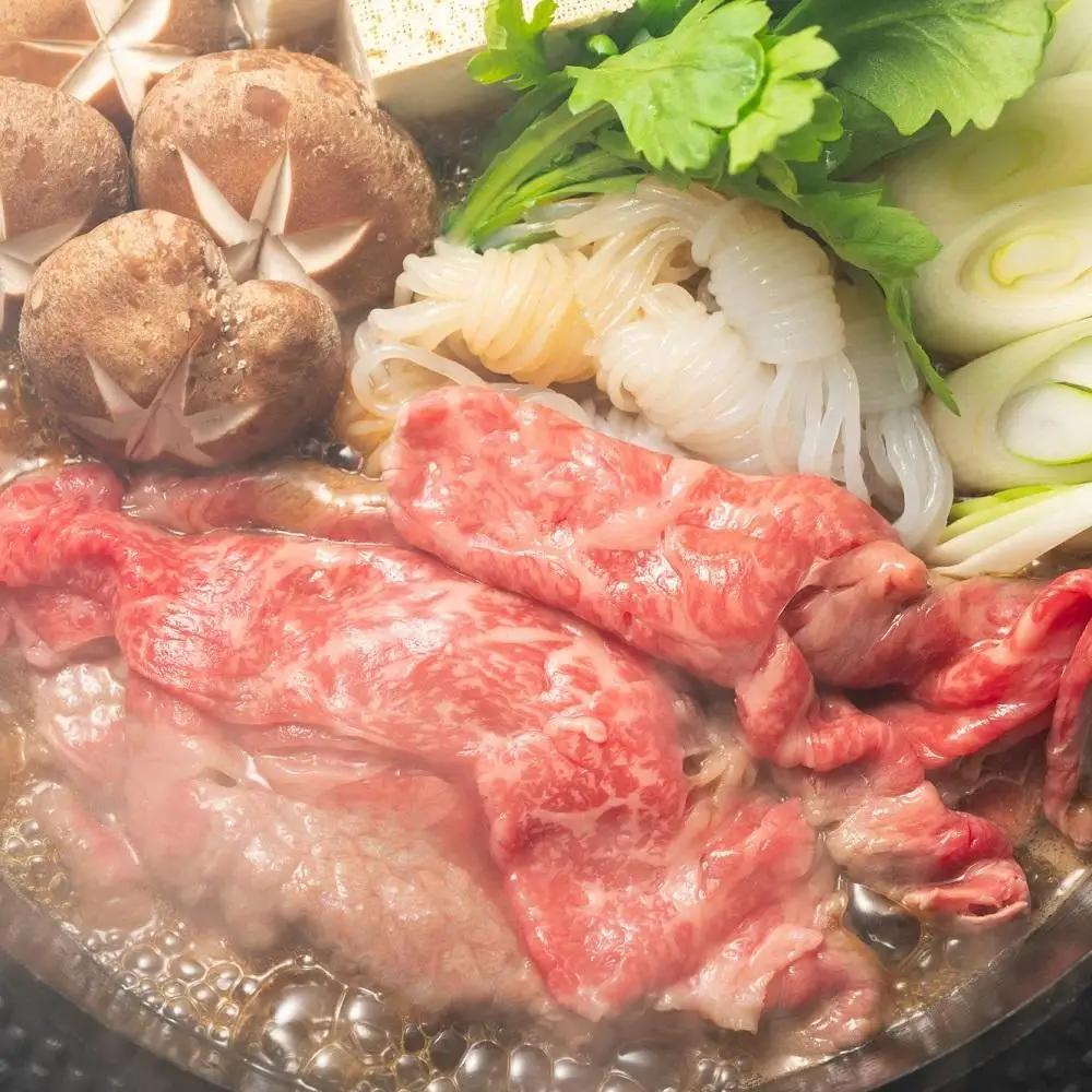 訳あり！おおいた和牛 しゃぶしゃぶすき焼き用（肩ロース肉・肩バラ肉・モモ肉）400g