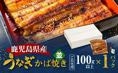 鹿児島県産！老舗うなぎ屋 の うなぎのかば焼き 1尾（ 並 ・ 100g以上 × 1パック ）【 ご自宅用 】 A040-009-05 うなぎ 鰻 ウナギ 蒲焼き かば焼き 惣菜 総菜 魚 魚類 うな