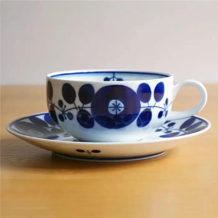 【白山陶器】【BLOOM】ブルーム ティーカップ・ソーサー 2客セット 食器 皿 【波佐見焼】 [TA81] 波佐見焼
