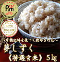 【ふるさと納税】 有機肥料を使った『夢しずく』玄米5kg（みやき町産）（CI621）