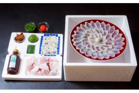 【年末配送】ふく亭別館・高島水産 臼杵とらふぐ料理セット（３人前） ふぐ刺し ちり鍋 年末年始配送可