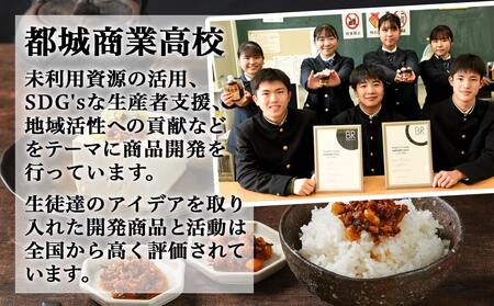 都城商業高校×トプカ☆宮崎辛飯＆宮崎大辛飯セット_14-J901_(都城市) 共同開発 都城商業高校 カリー専門店トプカ SDG'ｓ 宮崎辛飯 地頭鶏 商業高校フードグランプリ 宮崎大辛飯 大豆 みや