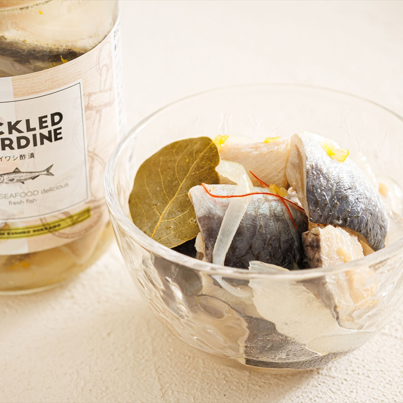 【12/22まで年内お届け】3種類の 魚の 酢漬け 340g×1コ 計3コ | ピクルス風のお酢に漬け込む 釧之助のピクルド イワシの 酢漬け 鰯 年内配送 年内発送 北海道 釧路町 釧路超 特産品_