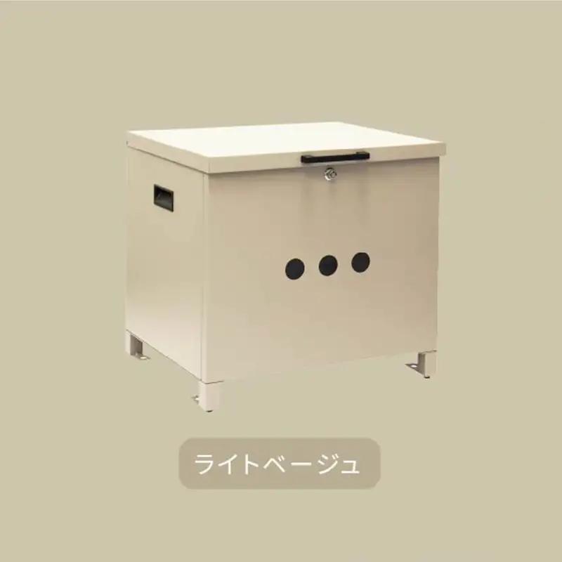 ベンチ収納宅配ボックス Linda リンダ【ライトベージュ】《 宅配ボックス ボックス ベンチ収納宅配ボックス ベンチ収納 置き型ボックス 》【2507N16710_01】