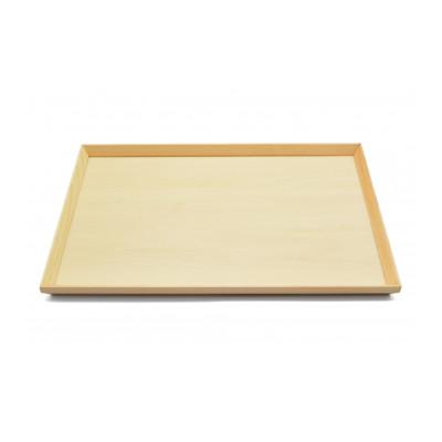 ふるさと納税 海南市 スタッキングトレー　白木 36cm長　5枚セット