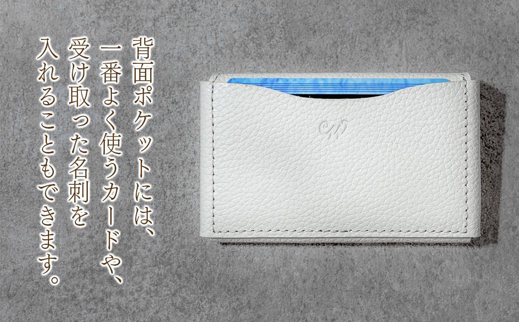本革 カード 名刺入れ 日本製 レザー 革製品 カードケース Liete vivid オレンジ
