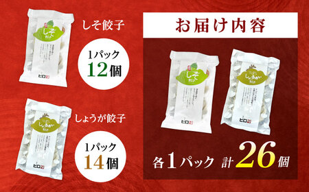 【さっぱり！しそ＆しょうが派×1パック】選べる餃子2種セット！【餃子屋ヒロ】開成町 餃子&nbsp;点心 惣菜 冷凍[BDAS008-2]