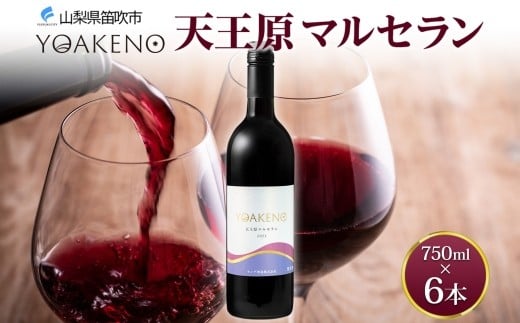 
            YOAKENO 天王原マルセラン 750ml 6本 赤ワイン 重口 お酒 酒 宅飲み 家飲み 晩酌 ご褒美 お祝い パーティー 記念日 人気 送料無料 モンデ酒造 山梨県 笛吹市 177-4-094
          