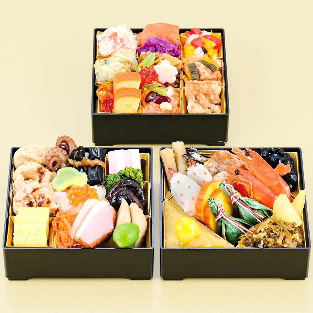 【2026年12月29日-12月30日着】日本橋OIKAWA監修「春望」三段重 （ 約2名様用 ・ 41品目 ・ 和洋  おせち ）| 合同会社コネクトライン