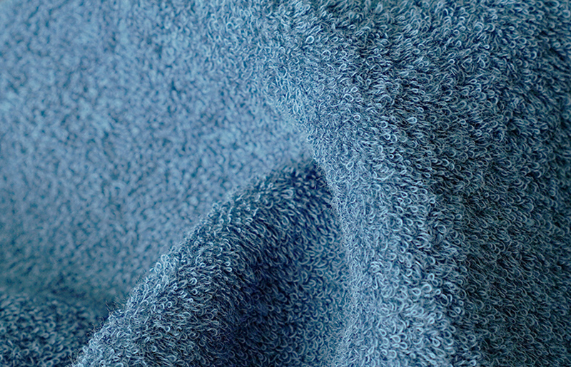 【スピード発送】シルキータッチ フェイスタオル ブルー5枚 G2074