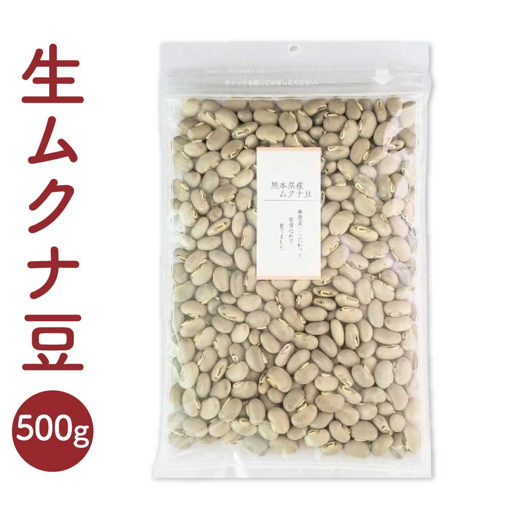【ふるさと納税】熊本産 生ムクナ豆 500g 生むくな豆 ムクナ むくな むくな豆 八升豆 ハッショウ豆 ハッショウマメ 豆 L−ドーパ 国産 九州 熊本県 宇城市 送料無料 日本業務食品