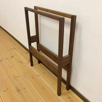 ふるさと納税 大川市 【2段スリッパラック　ウォールナット材】mufactory |  | 02