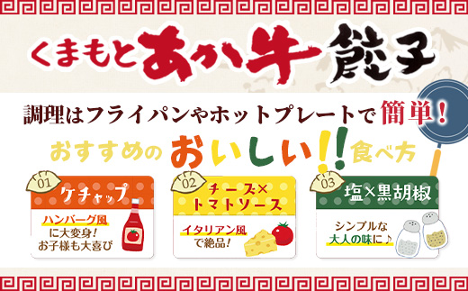 【餃子】 くまもとあか牛 100％ 餃子 計60個（20個×3パック） 冷凍 熊本県産 あか牛 ぎょうざ 惣菜 おかず 和牛 牛肉 お手軽 簡単 073-0403