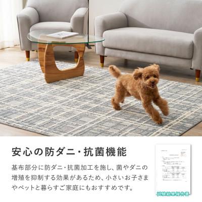 ふるさと納税 泉大津市 抗菌・防ダニ加工　ツイード調　カーペット　175X230cm　1枚　グレー　600204202 |  | 01