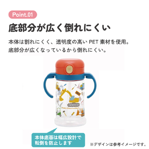 ハンドルとショルダーベルト付け替え可能 2WAYストローマグ 370ml KSHW2N はたらくクルマ 奈良県奈良市 5-164 662232