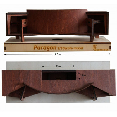 プラモデル感覚で組立ができる木製模型Paragon スマホスピーカー（電源不要）キット AS29C11 