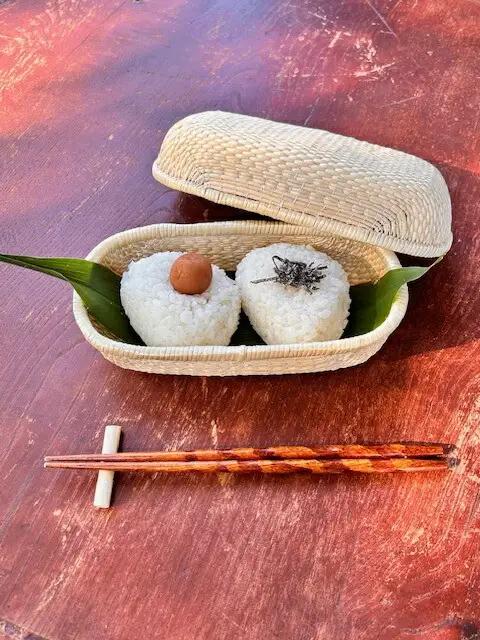 migiwa 飯行李daen 伝統工芸品 行李編み 弁当箱 ランチボックス