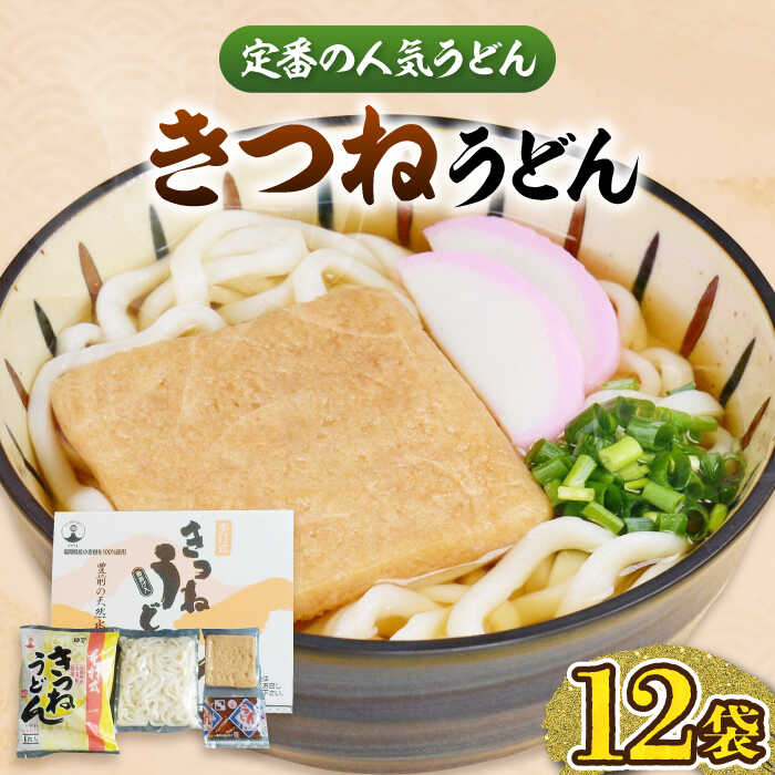 【ふるさと納税】きつね うどん 12食 《豊前市》【富士菊】きつねうどん うどん [VAI011] 11000 11000円