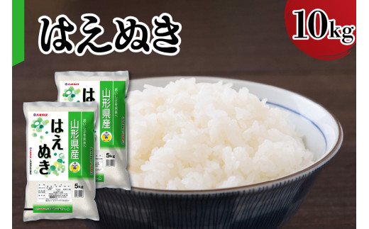 令和7年産 山形県産 はえぬき 10kg ( 5kg × 2袋 ) 精米 白米 2025年産 産地直送 山形県 米沢市