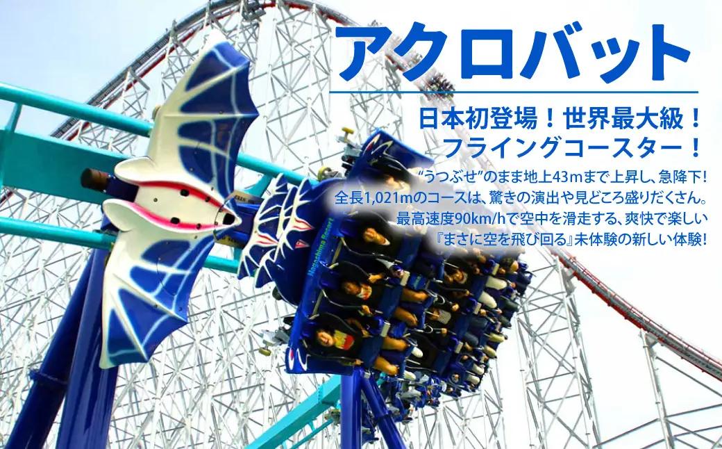 ナガシマリゾート ナガシマスパーランドパスポート券【有効期限有り】 おとな2名 遊園地 テーマパーク 人気 絶叫 アトラクション ファミリー 観光 レジャー チケット 三重 桑名 長島