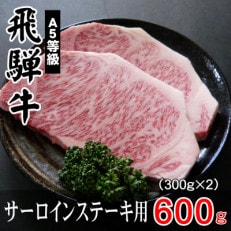 A5等級飛騨牛:サーロインステーキ用600g