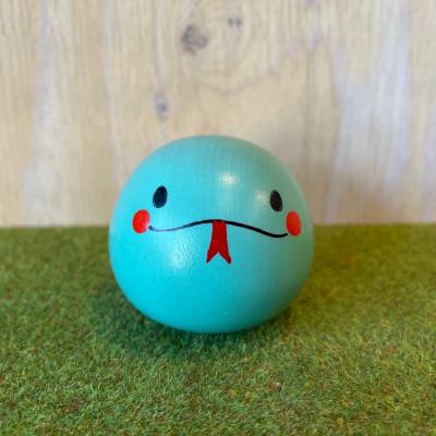 ふるさと納税 吉岡町 【こけしげのコケシ】コロこけし 干支 巳(み) / 青 |  | 01