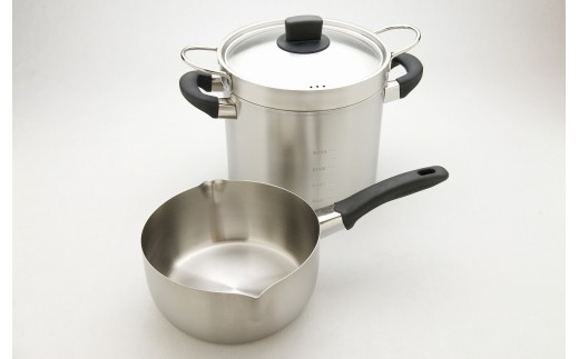 創燕 パスタポット22cm & 行平鍋20cmセット FC035011
