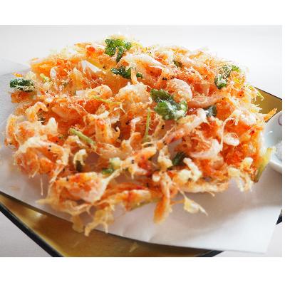 ふるさと納税 静岡市 桜えびの本場の老舗「くらさわや」が作る桜えびたっぷりのかき揚げ4枚セット |  | 01