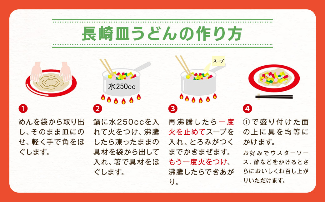 【全12回定期便】長崎皿うどん6食セット リンガーハット