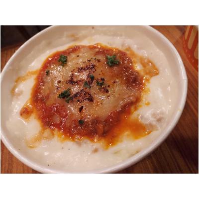 ふるさと納税 白山市 幸せ運ぶレストラン　石川県産コシヒカリ使用旨辛チキンドリア・ミラノ風ドリアセット【2種各2個セット】