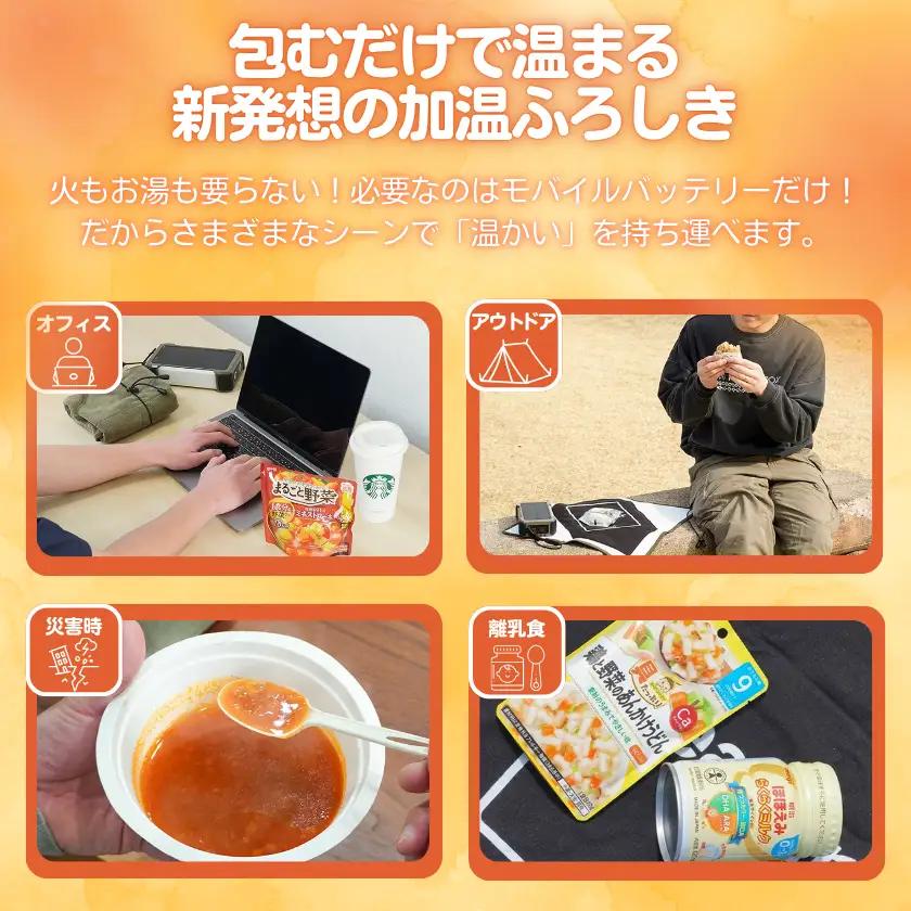 キャンプ アウトドア FUTURE FOX (フューチャー フォックス) ほかほかフードラップ［FF56］ // キャンプ BBQ 災害対策 防災 備蓄 フューチャーフォックス