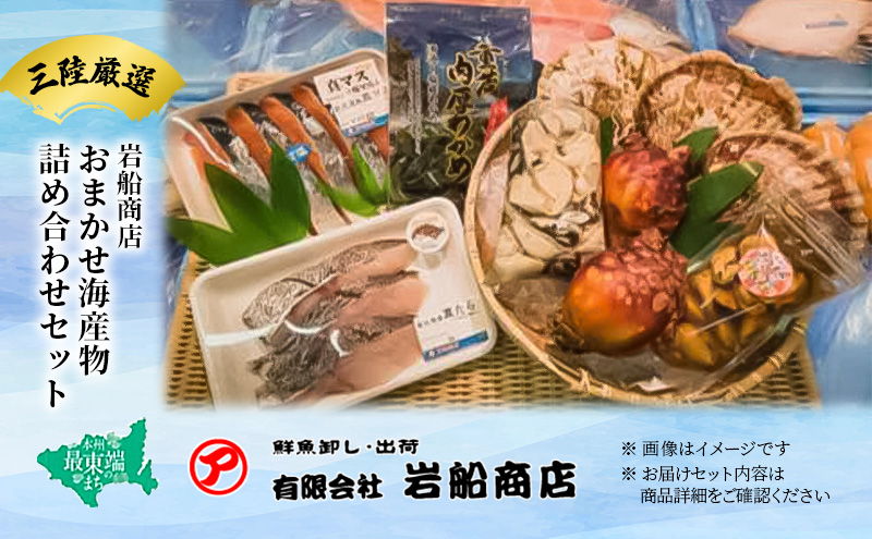 【三陸厳選】岩船商店おまかせ海産物詰め合わせセット 岩手県宮古市 海の幸 旬の魚 詰め合わせ