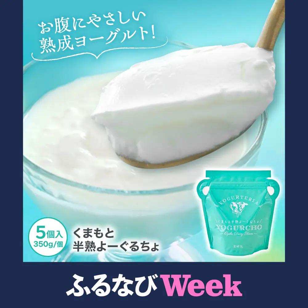 くまもと半熟よーぐるちょ 350g×5個 オオヤブデイリーファーム ヨーグルト 濃厚ヨーグルト AYAE004