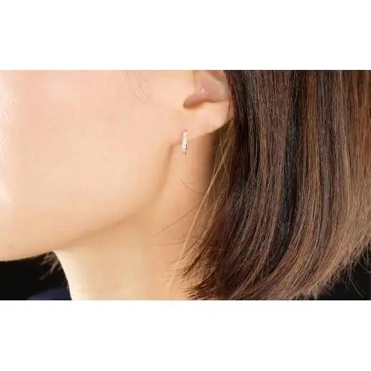 K18YG　ダイヤモンド　ピアス　0.50ct　17784B　K18　DIA　PE