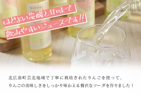 芸北りんご便り（りんごソーダ） 6本セット_HA095_004