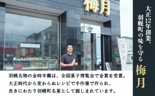 羽幌名物 ミニ金時羊羹3本入