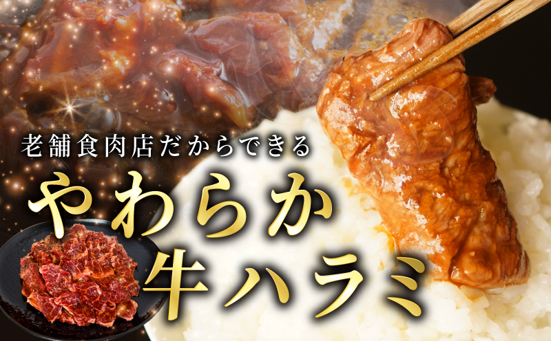 牛ハラミ タレ漬900g（300g×3パック）【牛肉 焼肉用 焼くだけ はらみ 小分け BBQ やきにく 肉】 099H4386