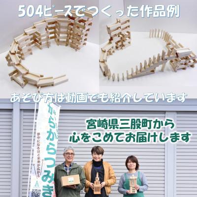 ふるさと納税 三股町 みやざきスギのつみき　コロカラ&からからつみき3種類クリエイティブセット504P【B-1711】 |  | 03