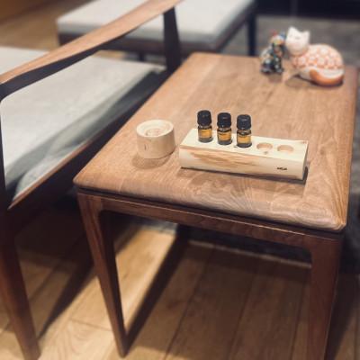 ふるさと納税 小林市 ひのきアロマオイルボトルスタンド(5本収納/穴径23mm) |  | 02