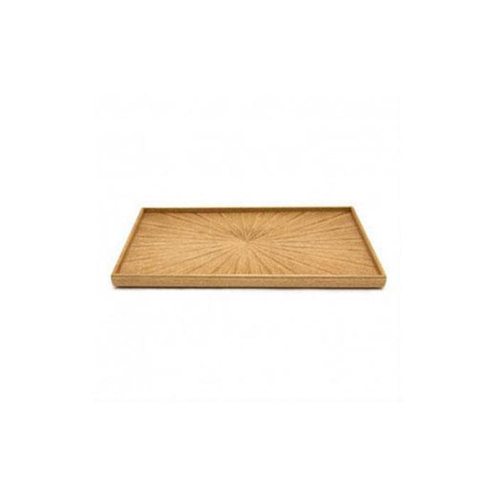 【ふるさと納税】Rectangle Rays Tray タモ ash ｜トレー プレート お皿 皿 食器 インテリア | 木製 トレー トレイ おぼん テーブル コーディネート インテリア キッチン 飾り台 雑貨 家具 日用品 徳島 人気 おすすめ 送料無料